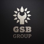 Логотип GSB Group монохром горизонтальный