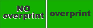 NO Overprint