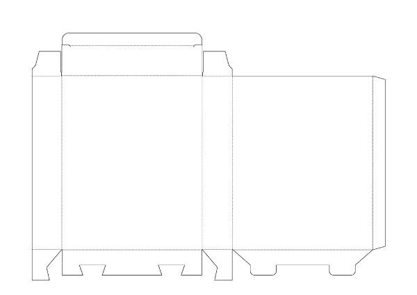 Чертеж коробки