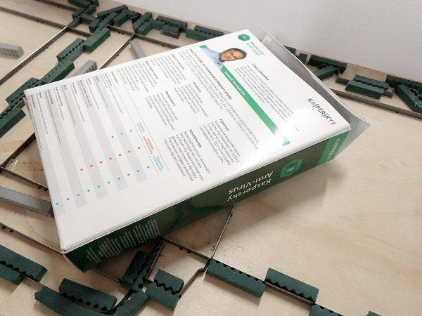 Собранная коробка по чертежу